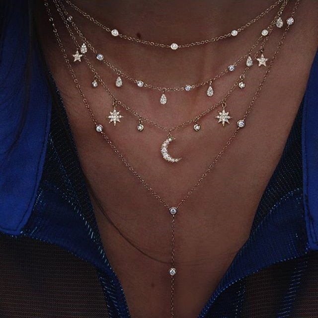 Elegant Moon Necklaces For Women
